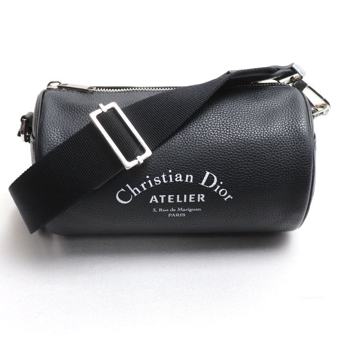Christian Dior Atelier Roller Mini Drum Leather Shoulder Bag