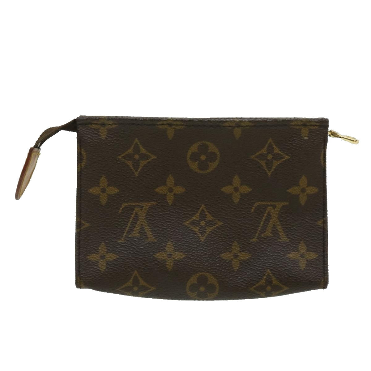 LOUIS VUITTON Monogram Poche Toilette 15 Pouch LV Auth ki2185 Clutch