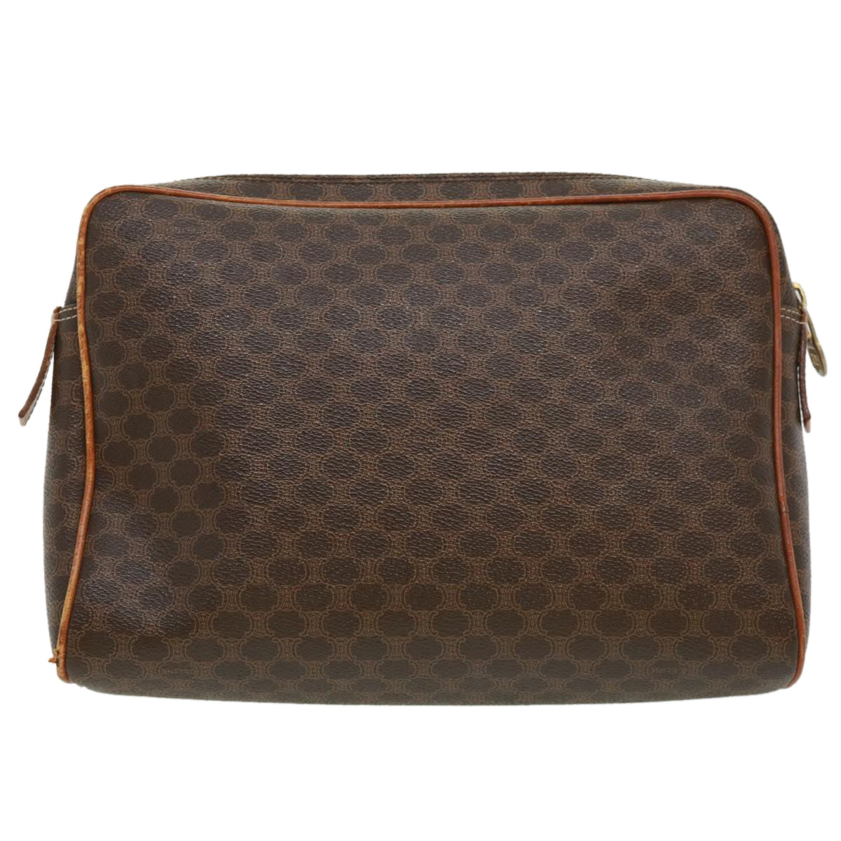 Luxury CELINE Macadam Canvas Clutch Bag Brown  ki2485