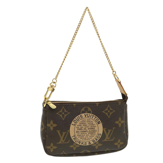 LOUIS VUITTON Monogram T&B Mini Pochette Accessoires Pouch LV ki2818 Clutch