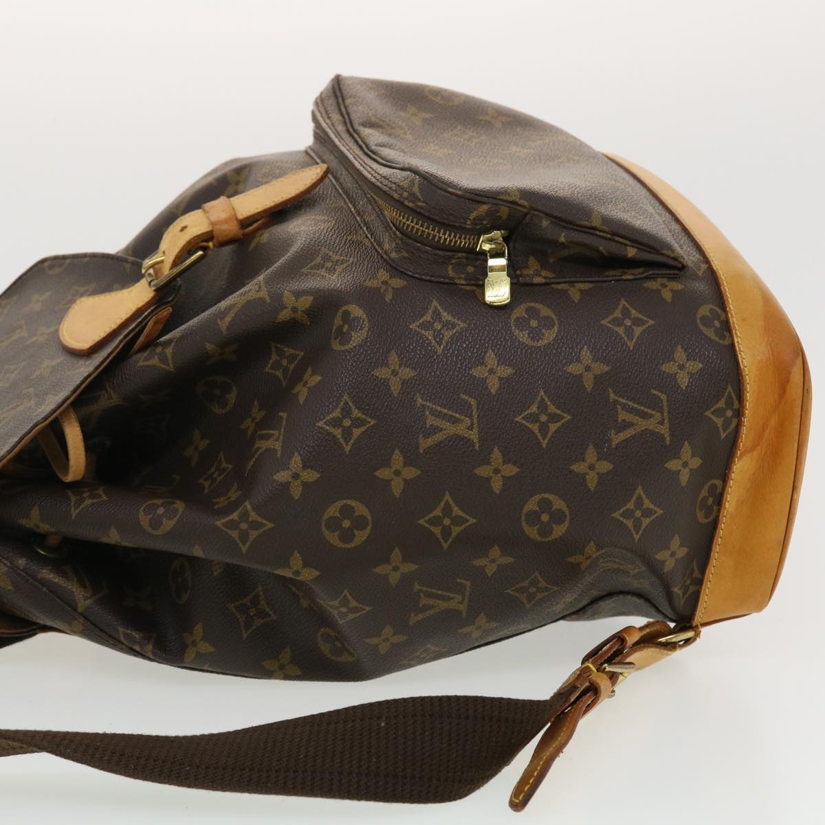 LOUIS VUITTON Monogram Montsouris GM Backpack M51135 LV ki2841