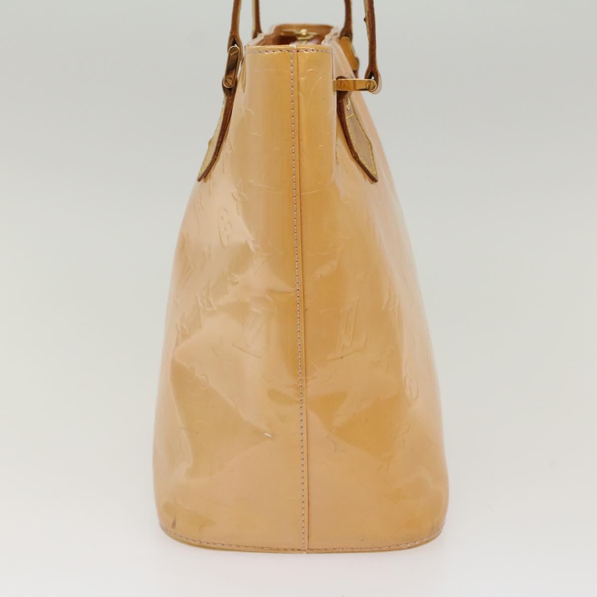 LOUIS VUITTON Monogram Vernis Houston Hand Bag Marshmallow Pink M91302 LV ki3171