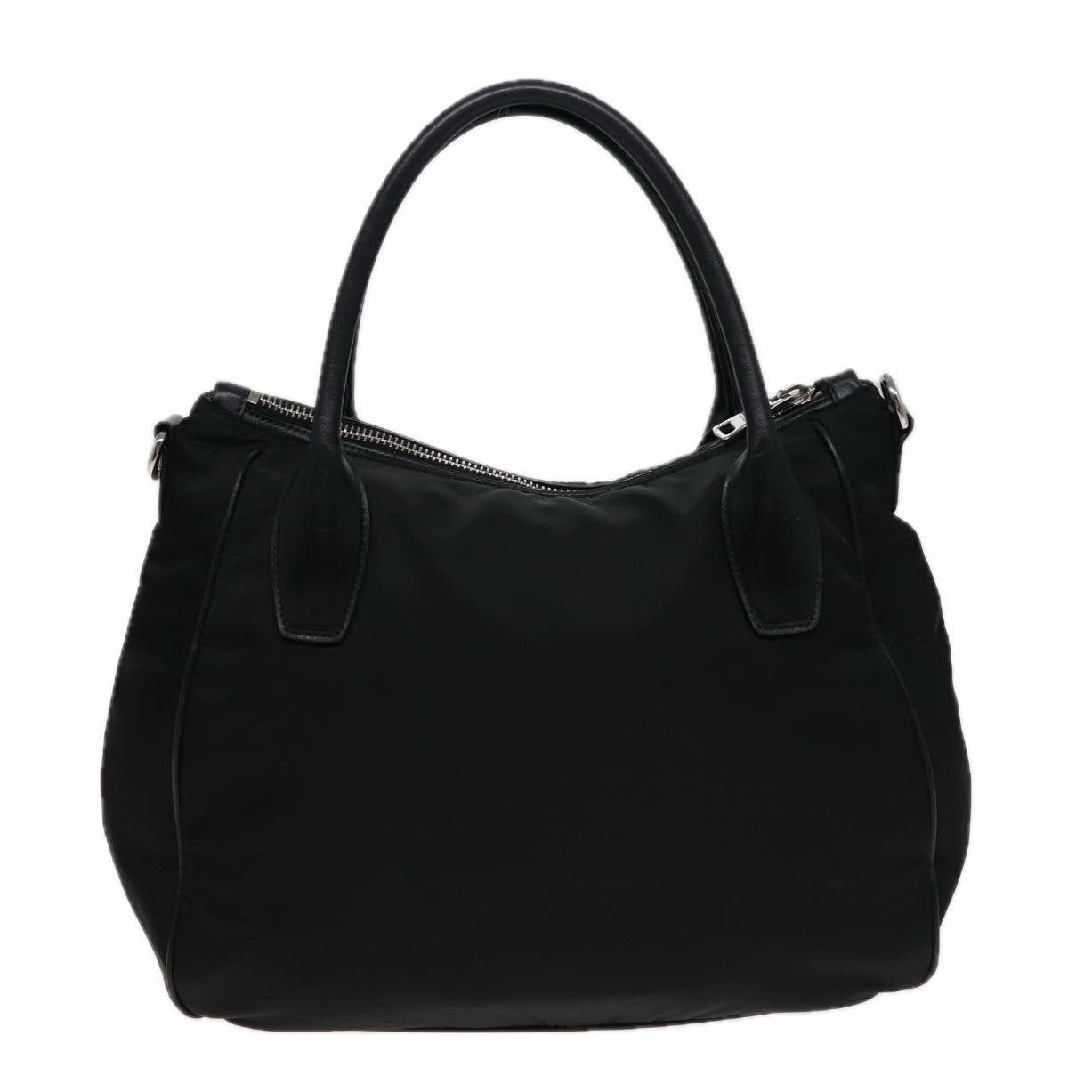 PRADA Shoulder Bag Nylon 2way Black Auth ki4556