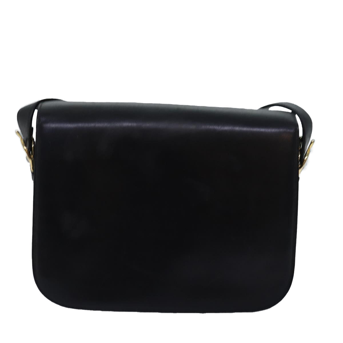 Luxury CELINE Horse Carriage Shoulder Bag Leather Black  ki4569