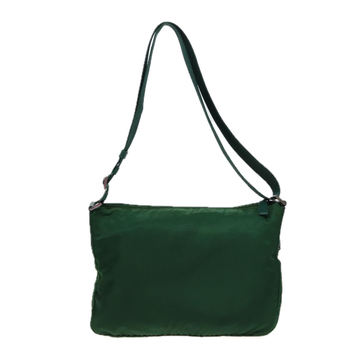PRADA Shoulder Bag Nylon Green Auth ki4573