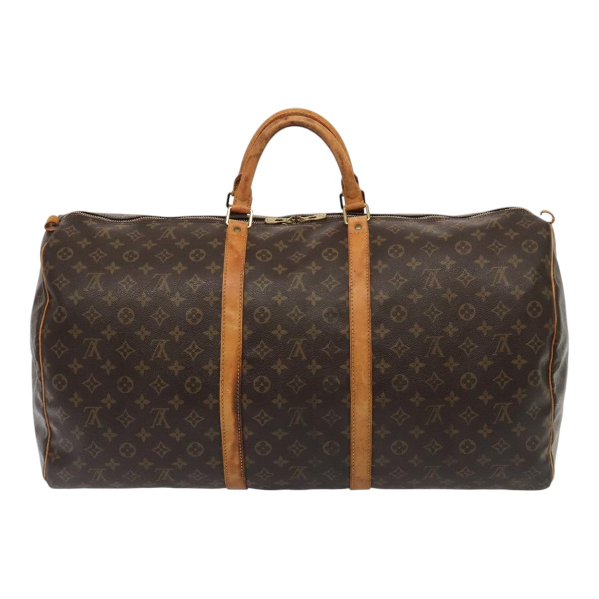 LOUIS VUITTON Monogram Keepall 60 Boston Bag M41422 LV Auth ki4817