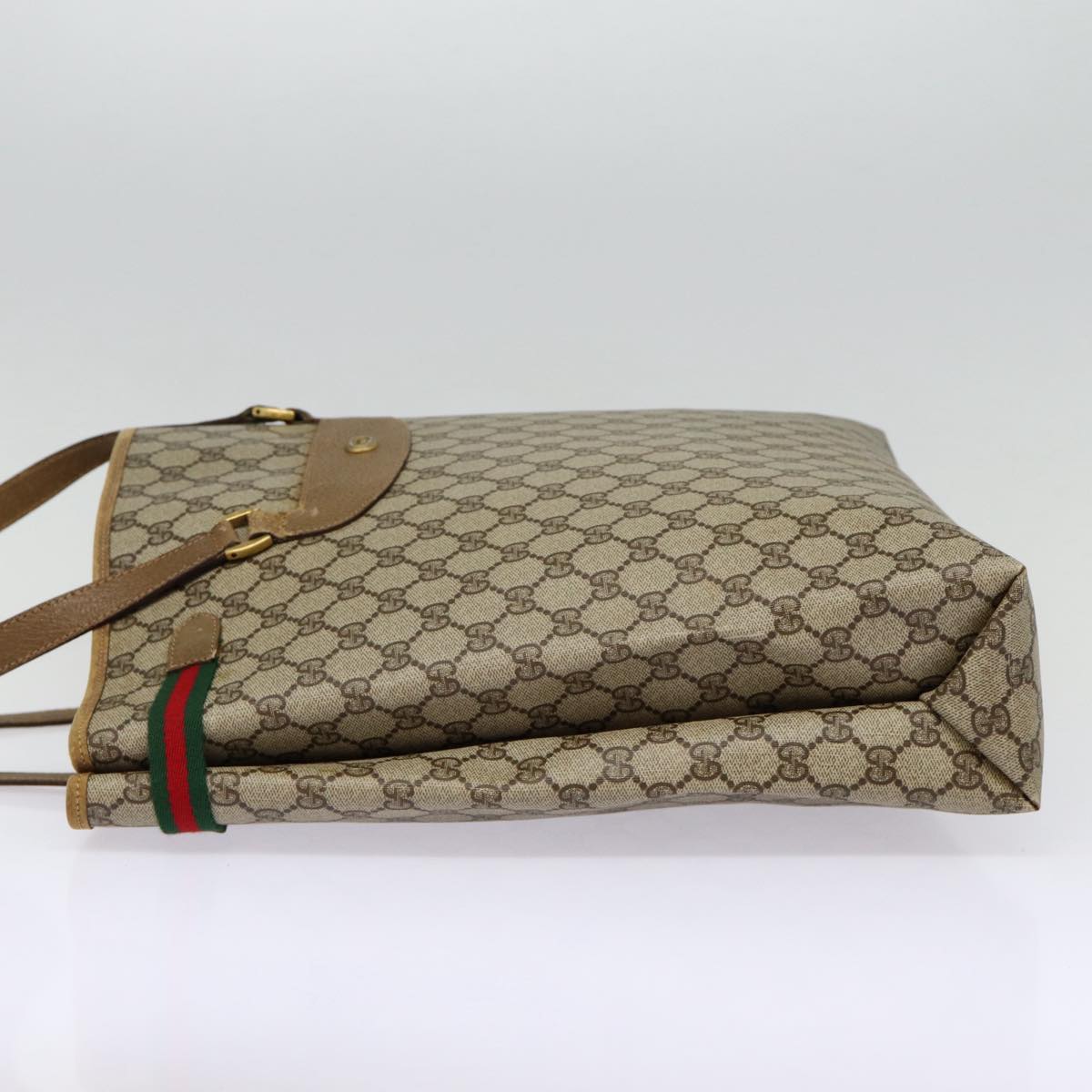 Gucci Leather Canvas Tote