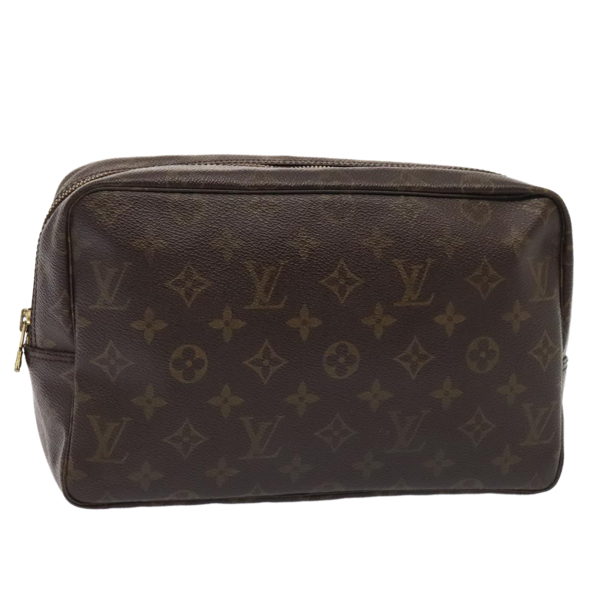 LOUIS VUITTON Monogram Trousse Toilette 28 Clutch Bag M47522 LV Auth ki4842