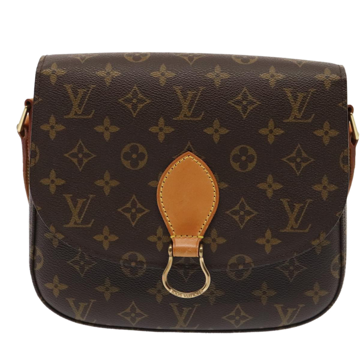 LOUIS VUITTON Monogram Saint Cloud GM Shoulder Bag M51242 LV Auth ki4865