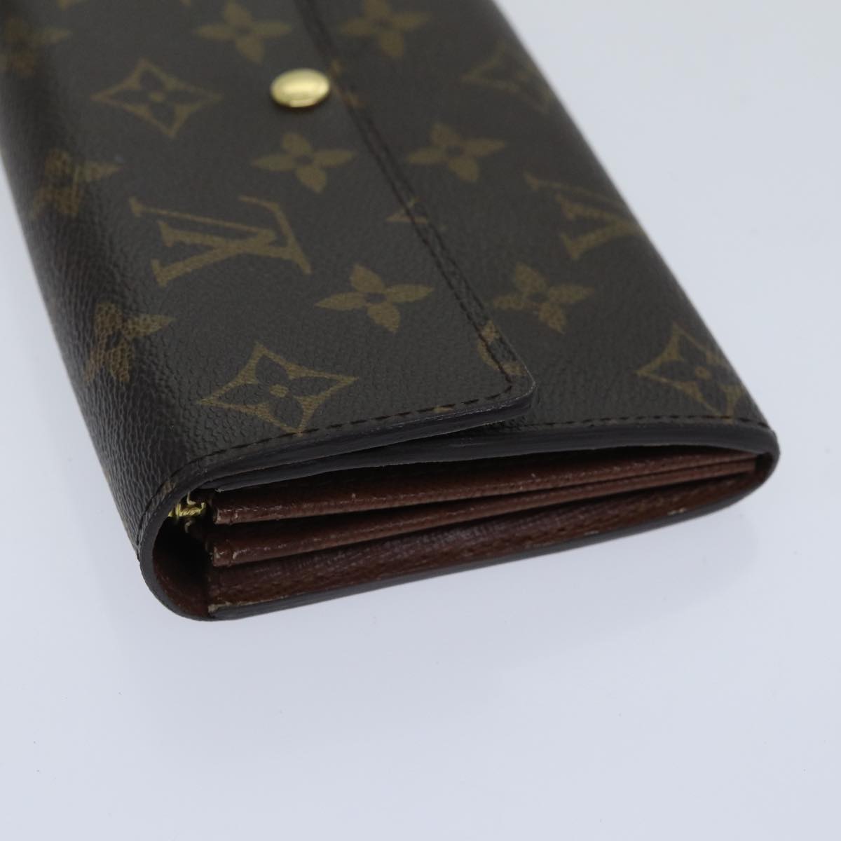 LOUIS VUITTON Monogram Portefeuille Sarah Long Wallet M61734 LV Auth ki4916