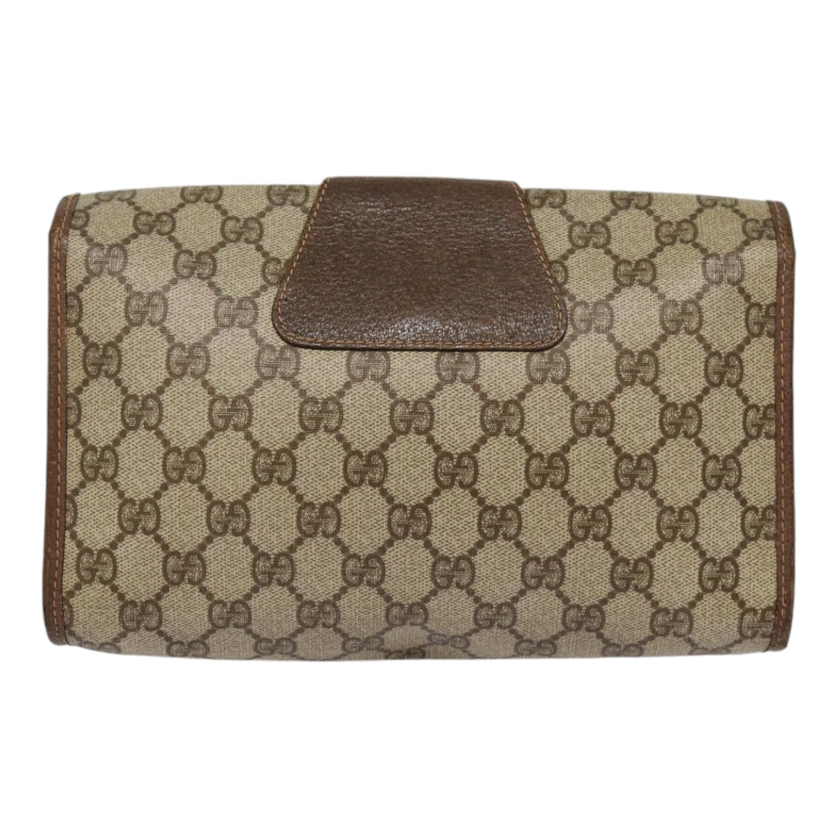 Gucci Leather Canvas Clutch