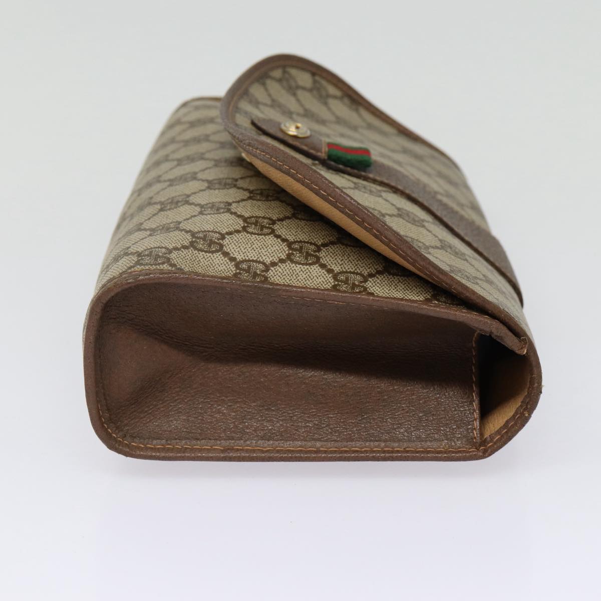 Gucci Leather Canvas Clutch