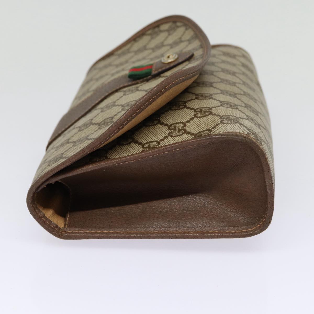 Gucci Leather Canvas Clutch