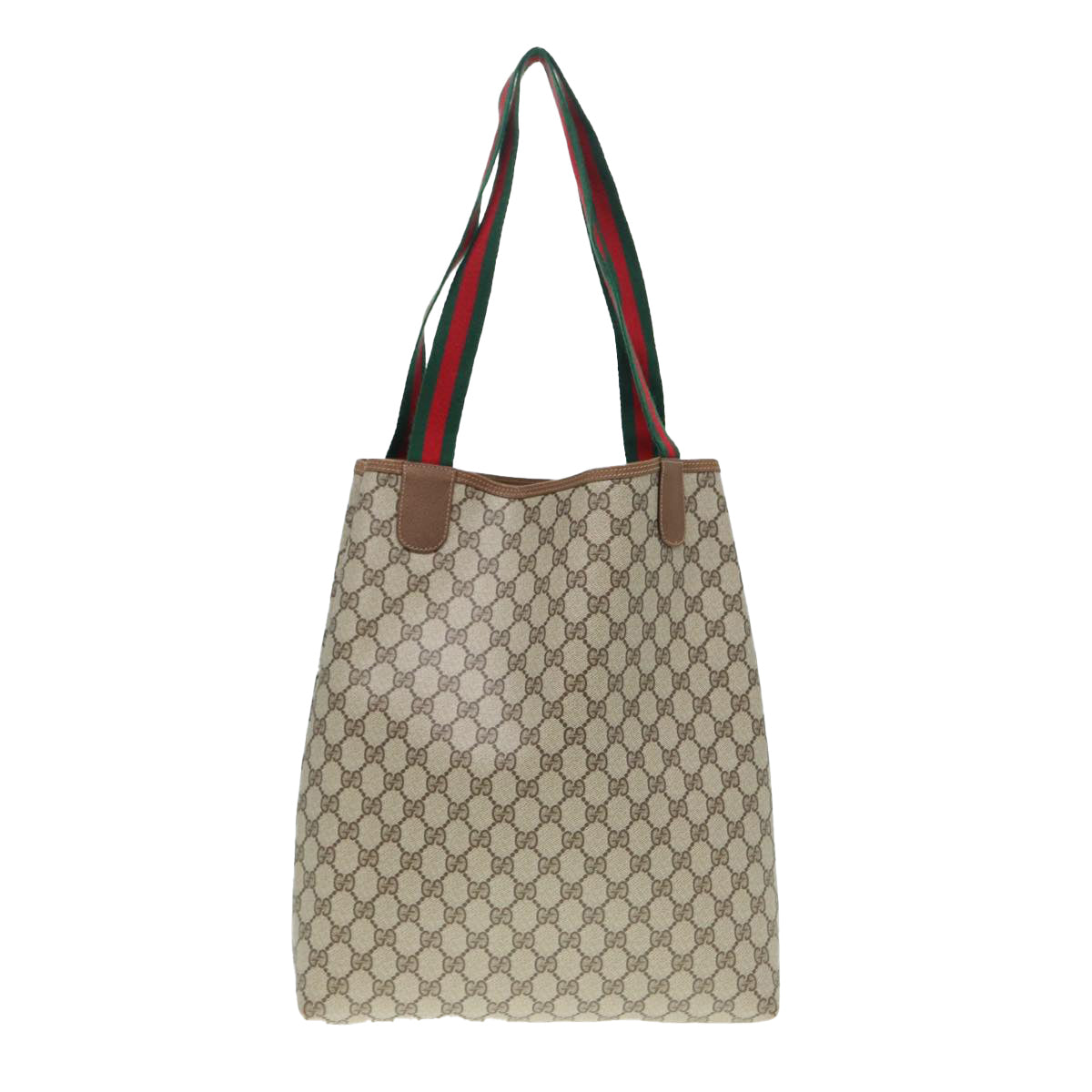 Gucci Leather Canvas Tote