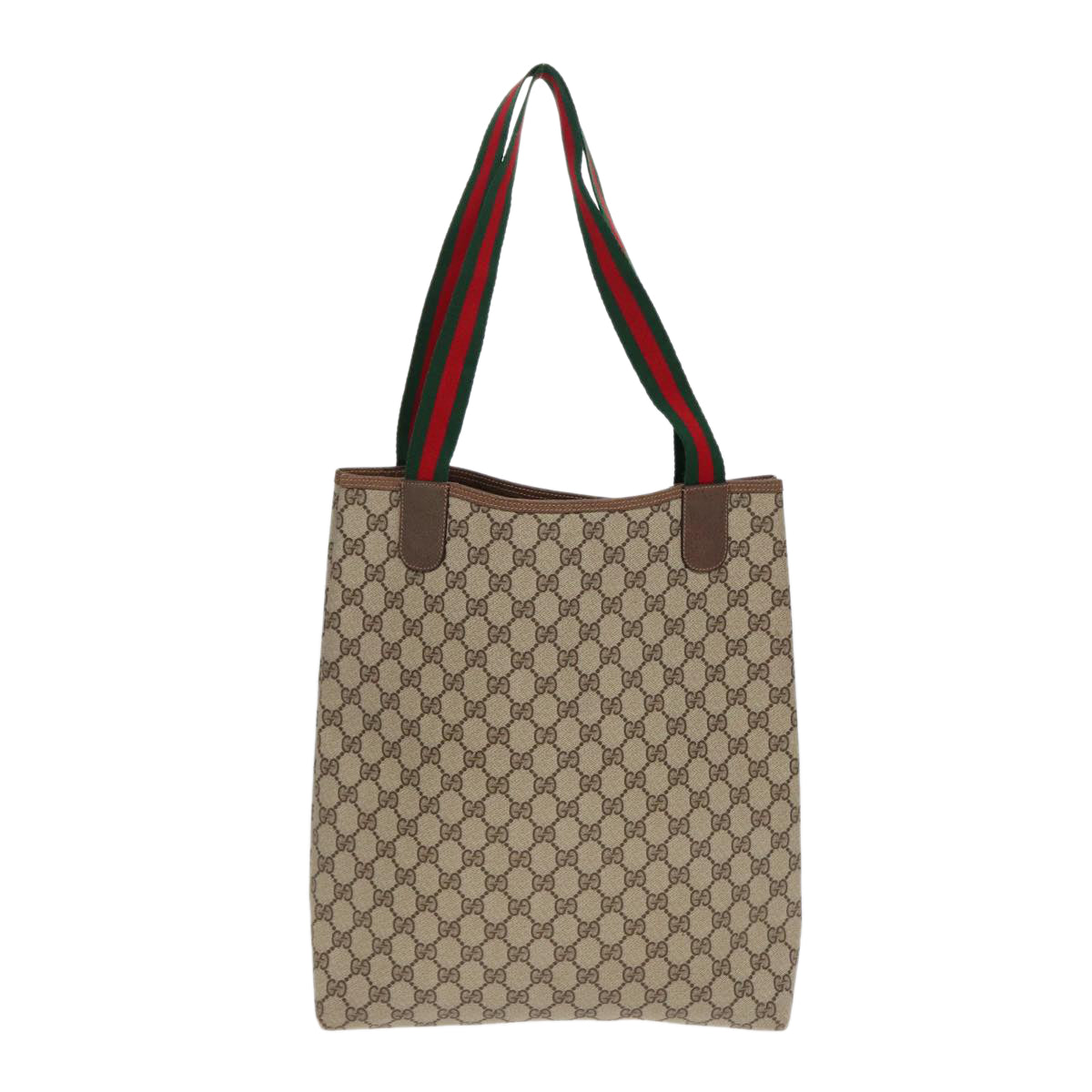 Gucci Leather Canvas Tote