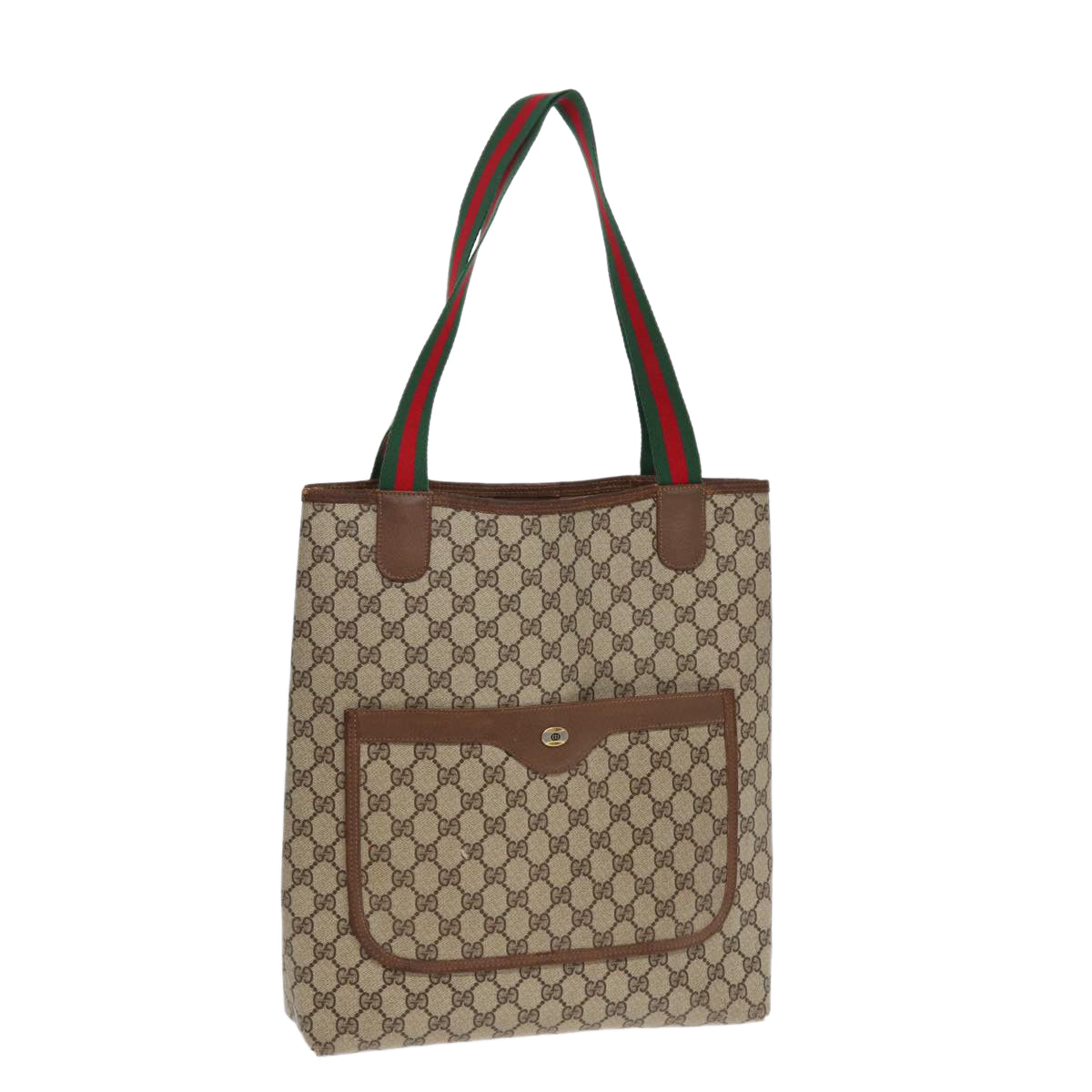 Gucci Leather Canvas Tote