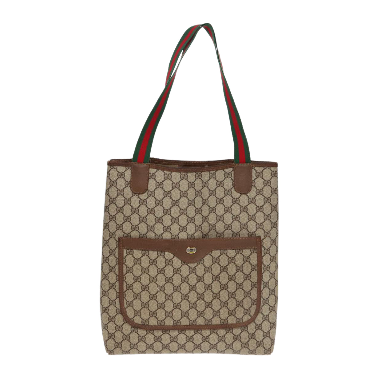 Gucci Leather Canvas Tote