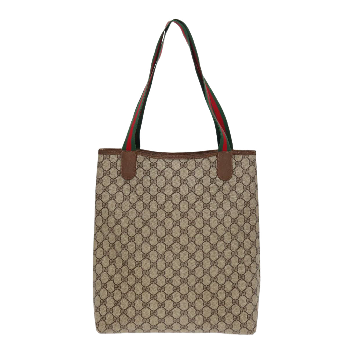 Gucci Leather Canvas Tote