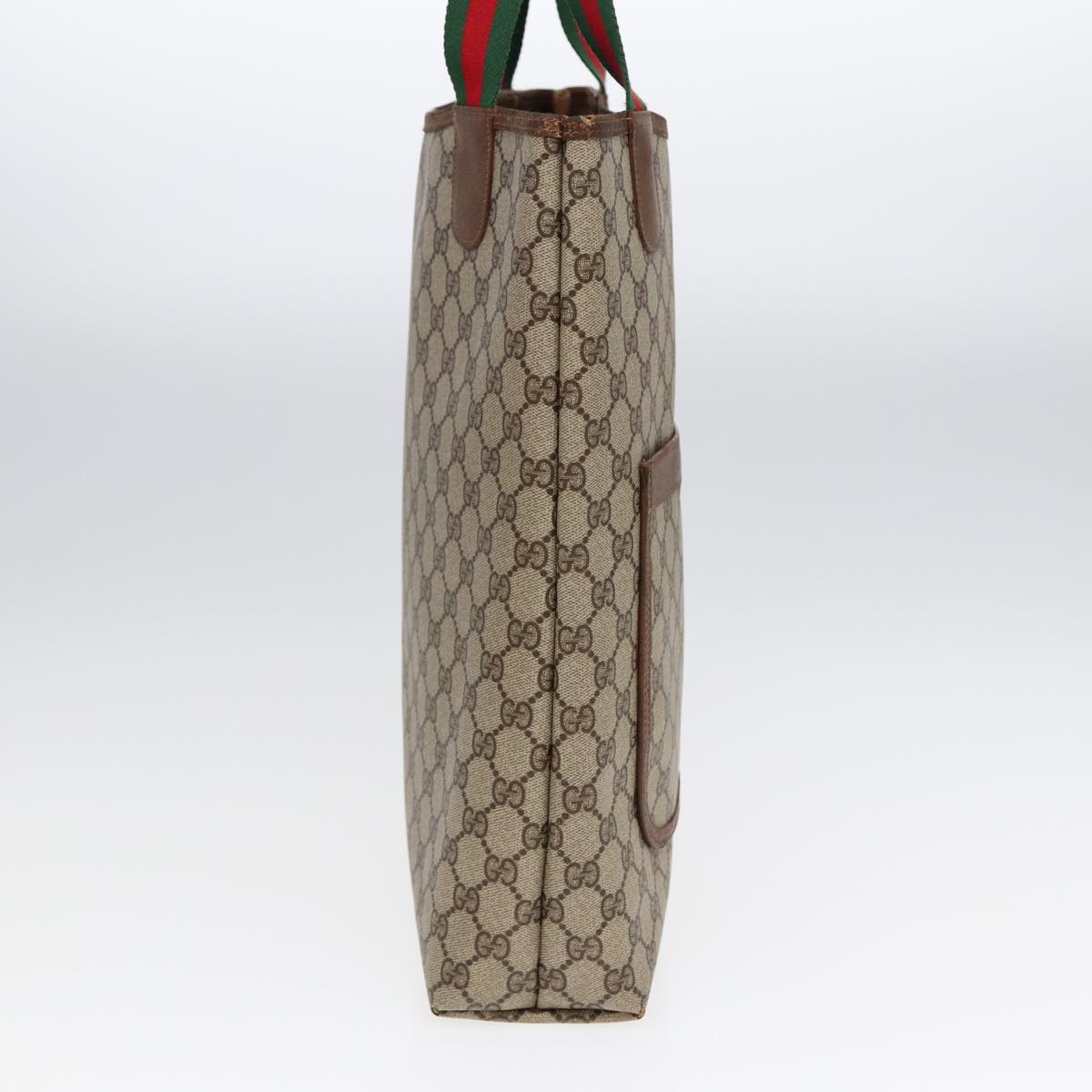 Gucci Leather Canvas Tote