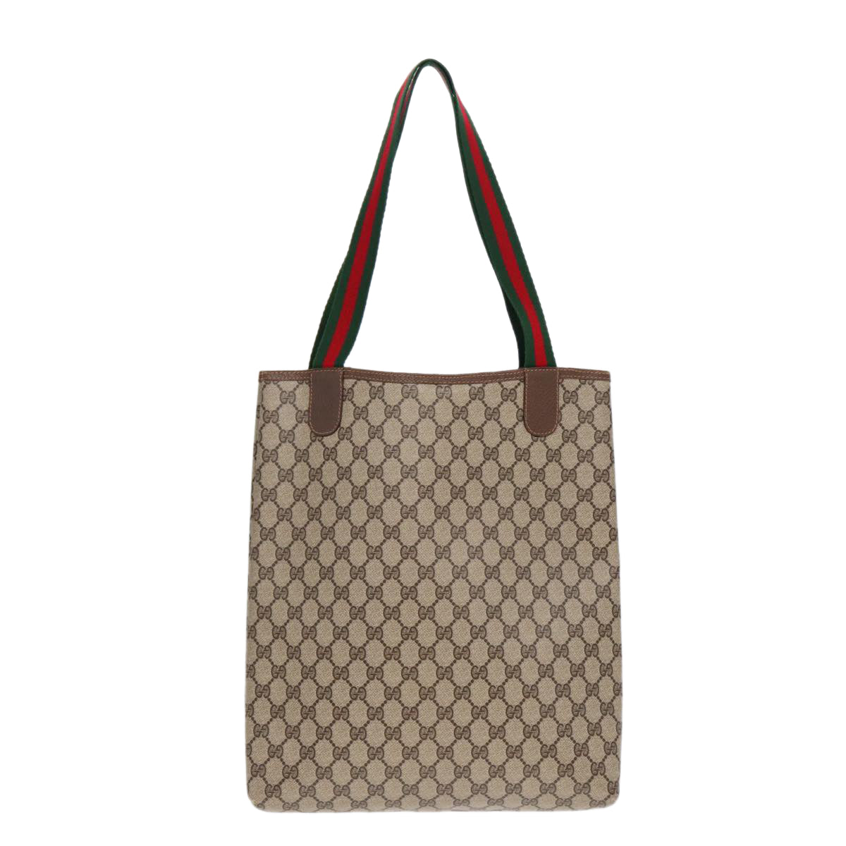 Gucci Leather Canvas Tote