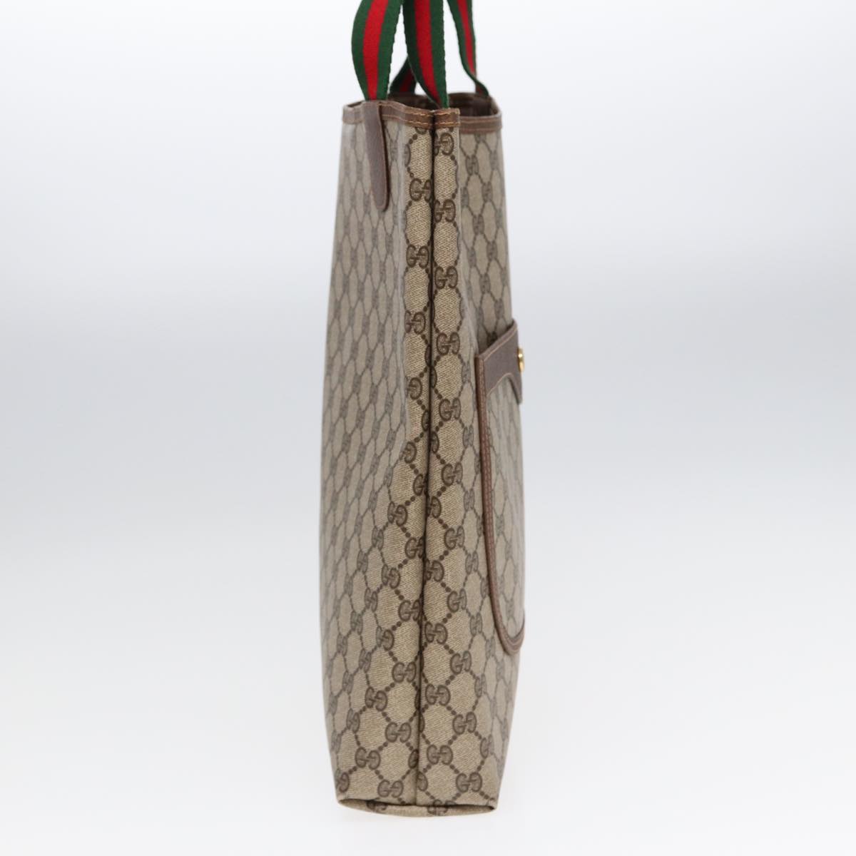 Gucci Leather Canvas Tote