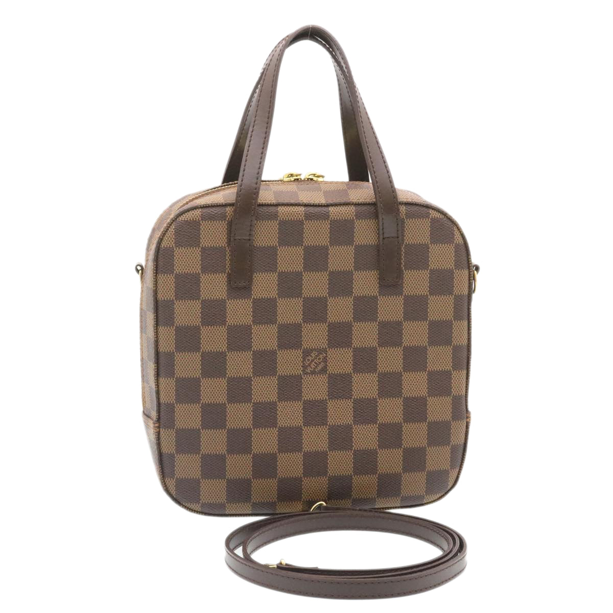 LOUIS VUITTON Damier Ebene Spontini Hand Bag SP Order N48021 LV  knn072