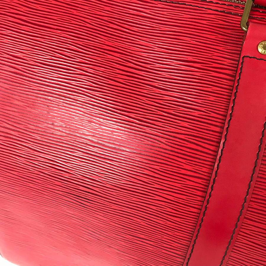LOUIS VUITTON epi keepall 45 M42977 Boston bag