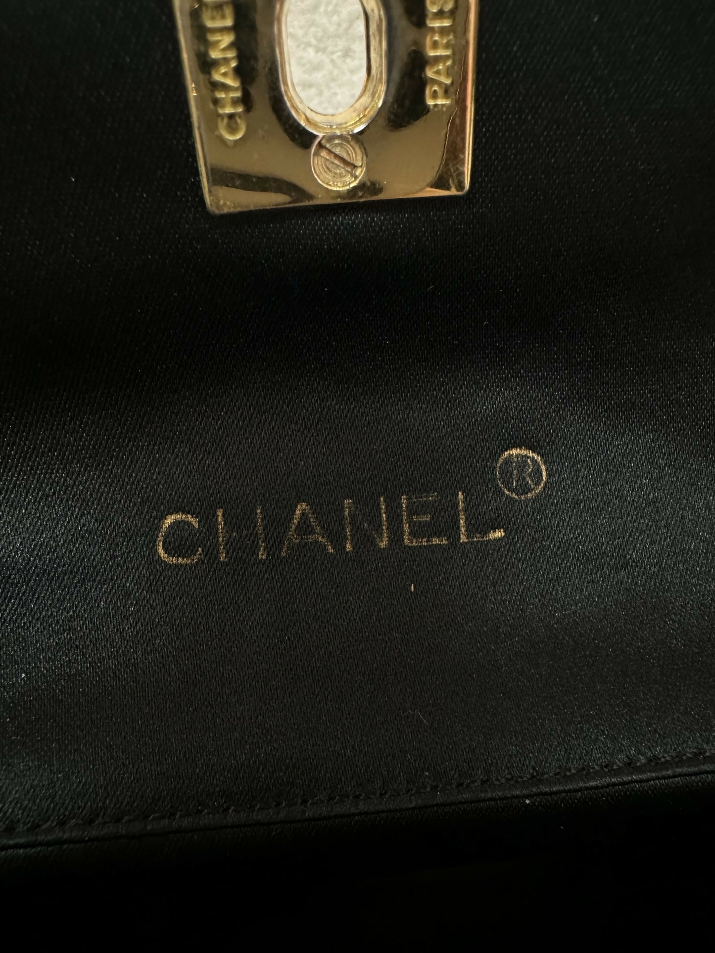 Chanel  (1986-88) Classic Mini Satin Bag