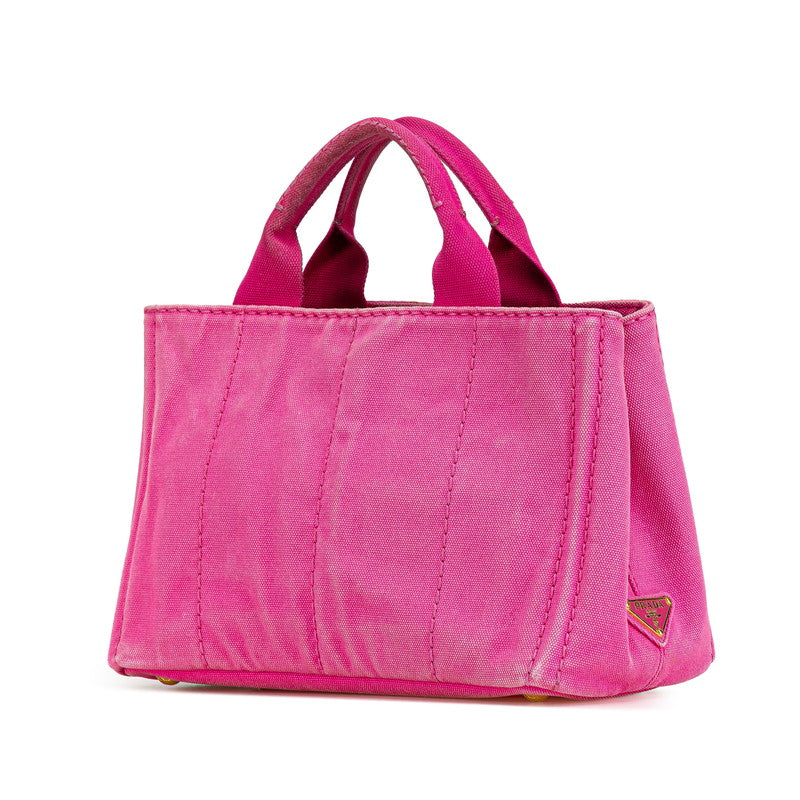 Prada Canapa Mini Canvas Handbag
