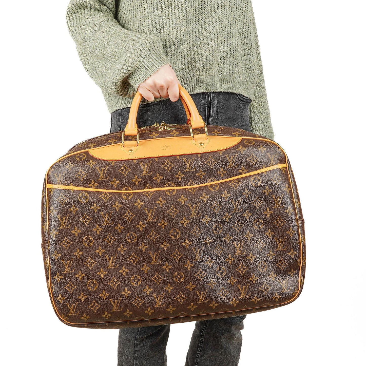 Louis Vuitton Alize 45 Monogram Coated Canvas Travel Bag, 2002