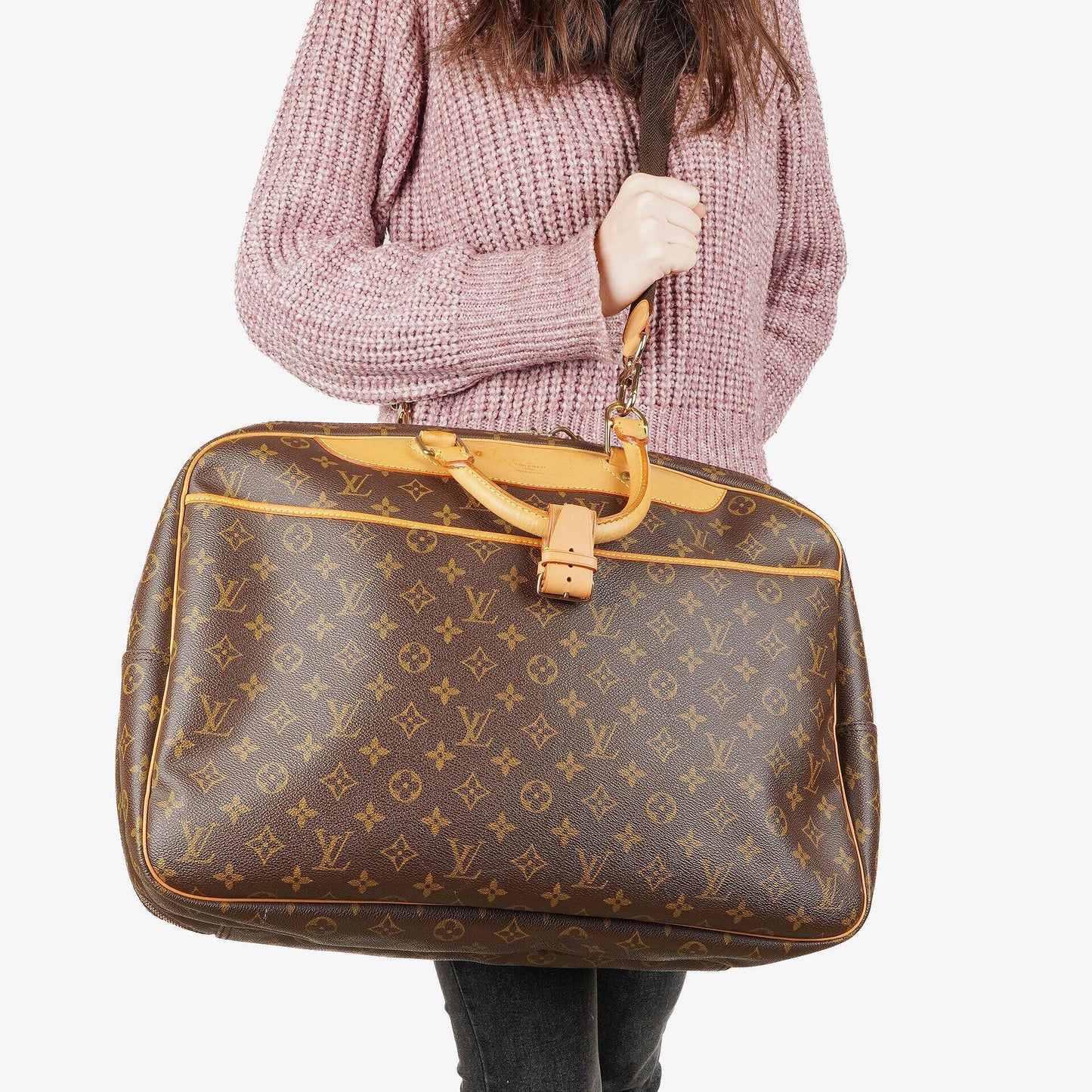 Louis Vuitton Alize 45 Monogram Coated Canvas Travel Bag, 2002