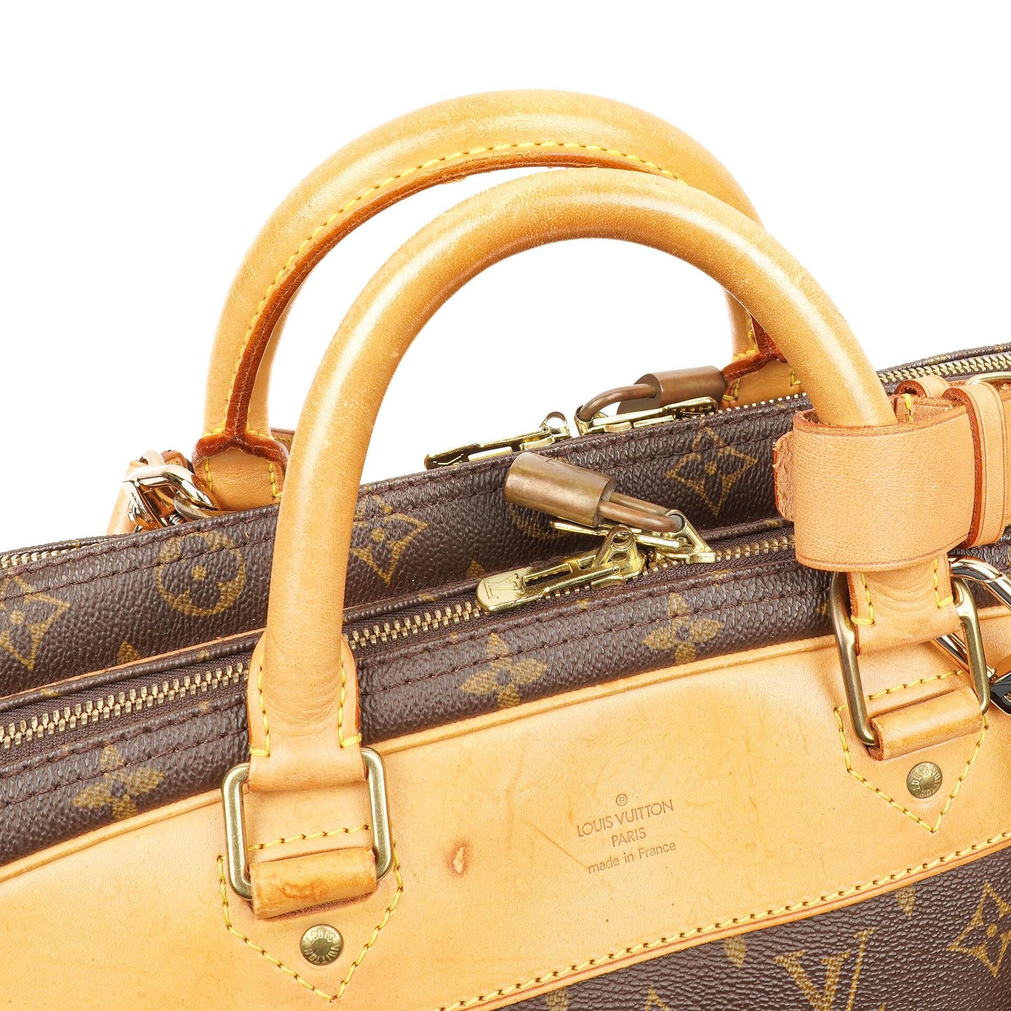 Louis Vuitton Alize 45 Monogram Coated Canvas Travel Bag, 2002