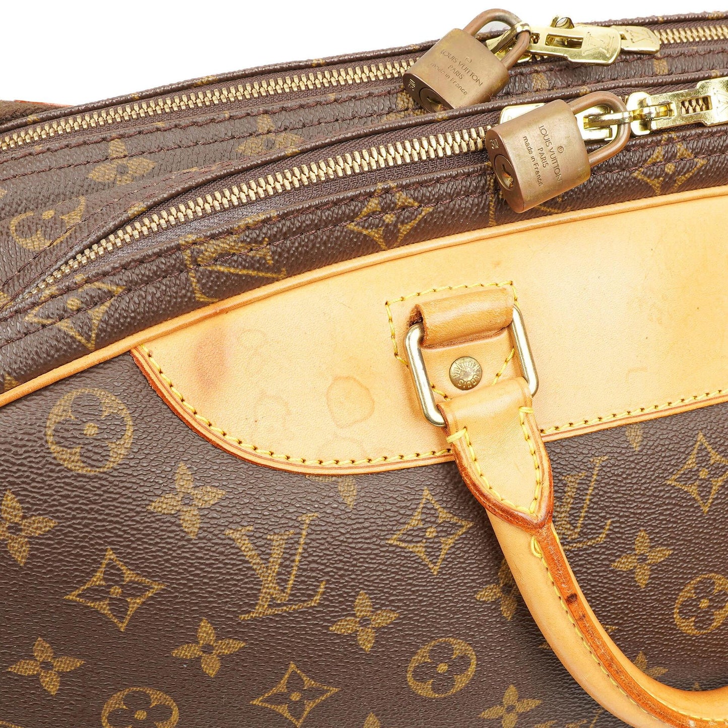 Louis Vuitton Alize 45 Monogram Coated Canvas Travel Bag, 2002