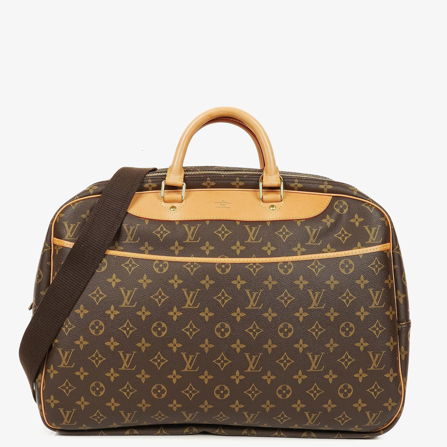 Louis Vuitton Alize 45 Two Compartments Monogram Canvas Travel Bag