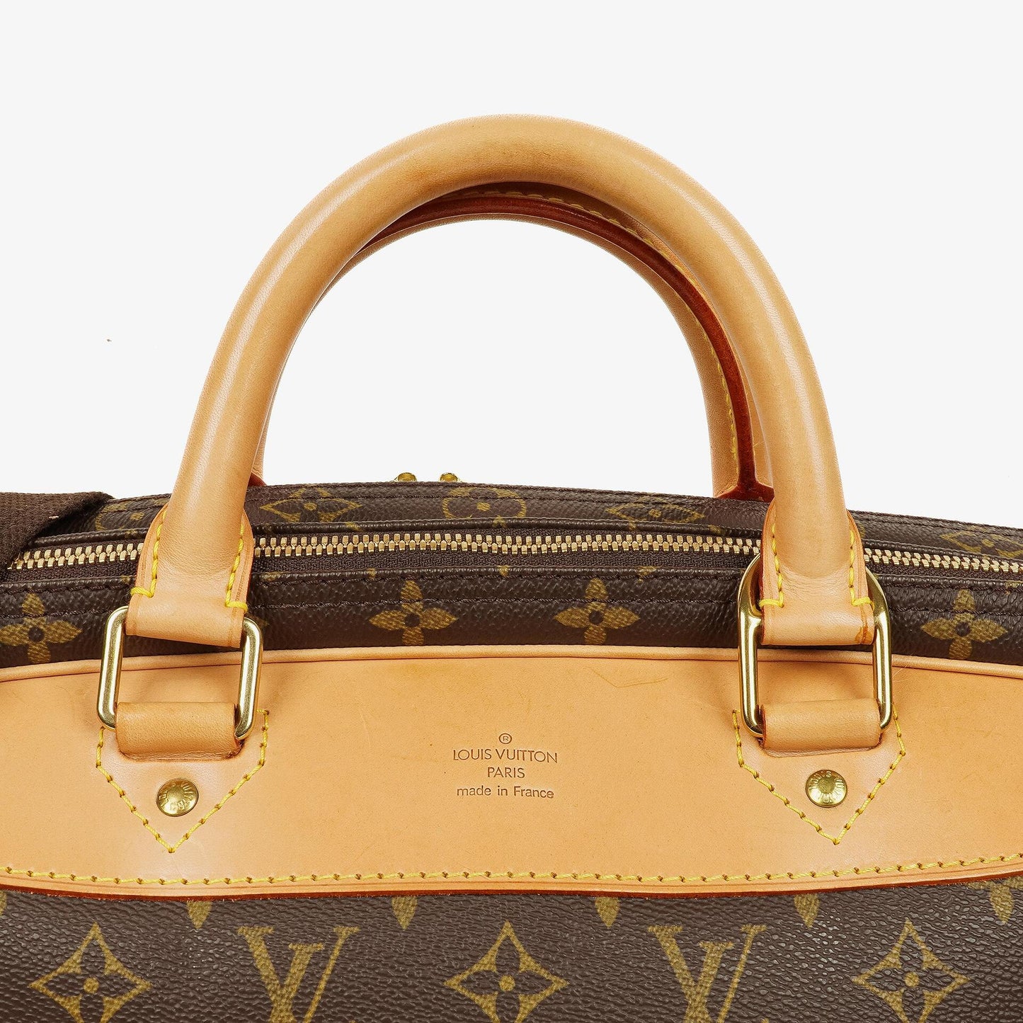Louis Vuitton Alize 45 Two Compartments Monogram Canvas Travel Bag