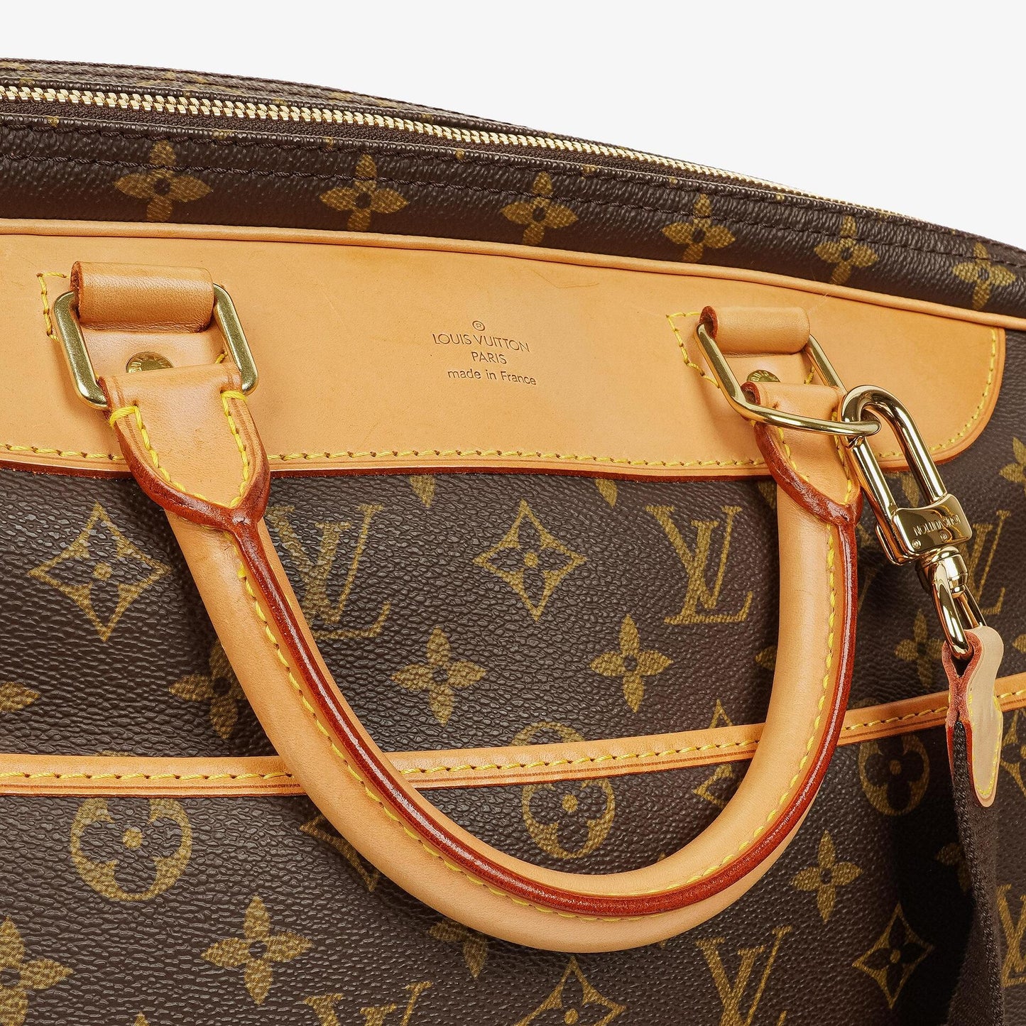 Louis Vuitton Alize 45 Two Compartments Monogram Canvas Travel Bag