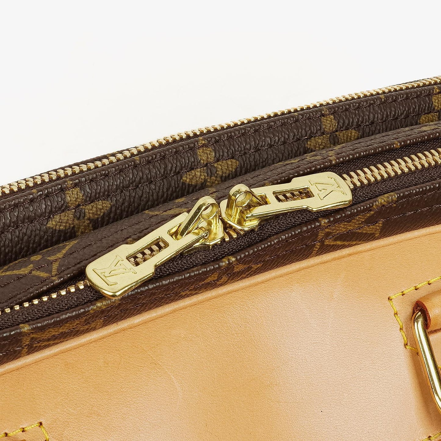 Louis Vuitton Alize 45 Two Compartments Monogram Canvas Travel Bag