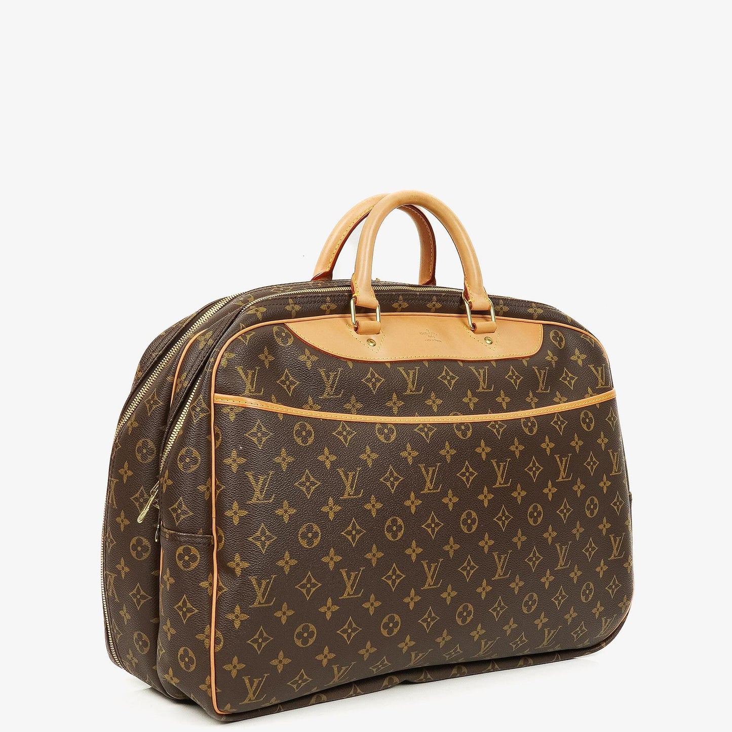Louis Vuitton Alize 45 Two Compartments Monogram Canvas Travel Bag