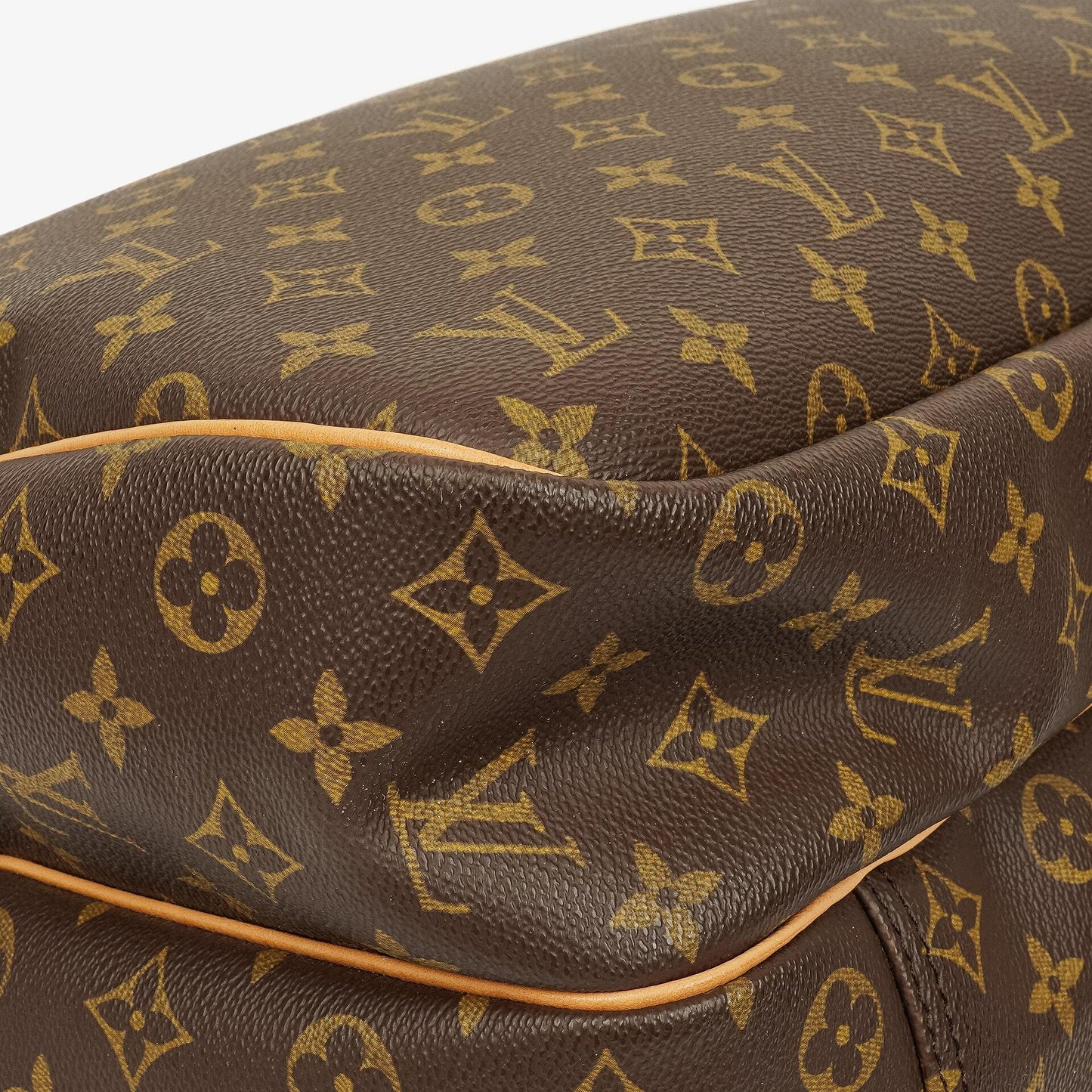 Louis Vuitton Alize 45 Two Compartments Monogram Canvas Travel Bag