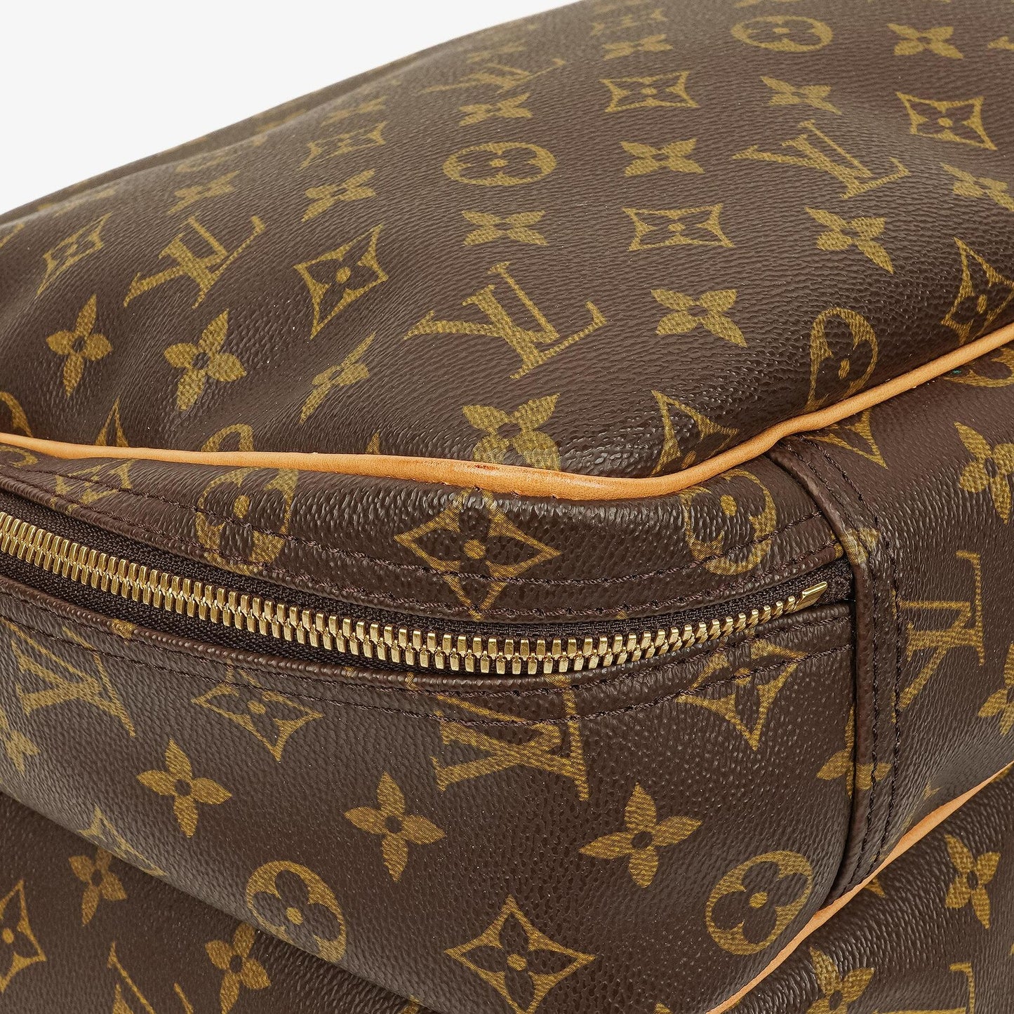 Louis Vuitton Alize 45 Two Compartments Monogram Canvas Travel Bag