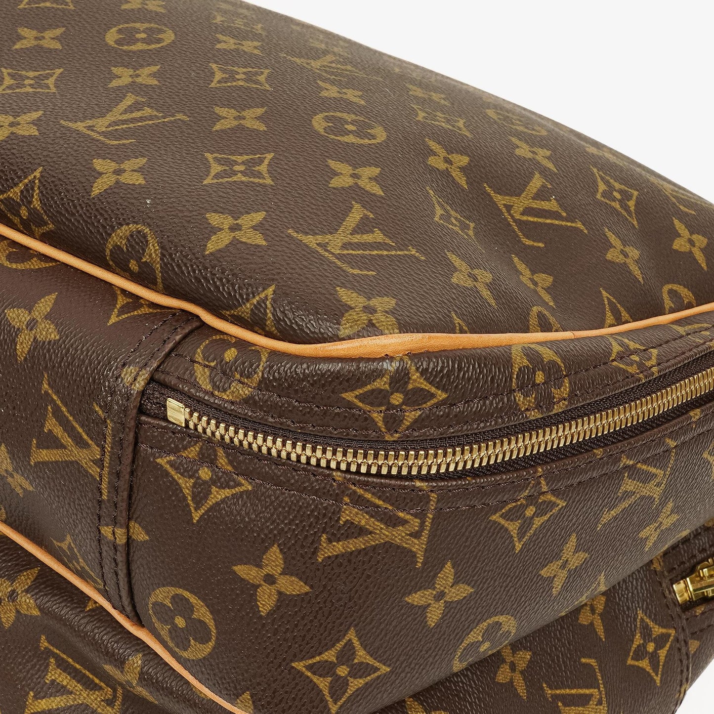 Louis Vuitton Alize 45 Two Compartments Monogram Canvas Travel Bag