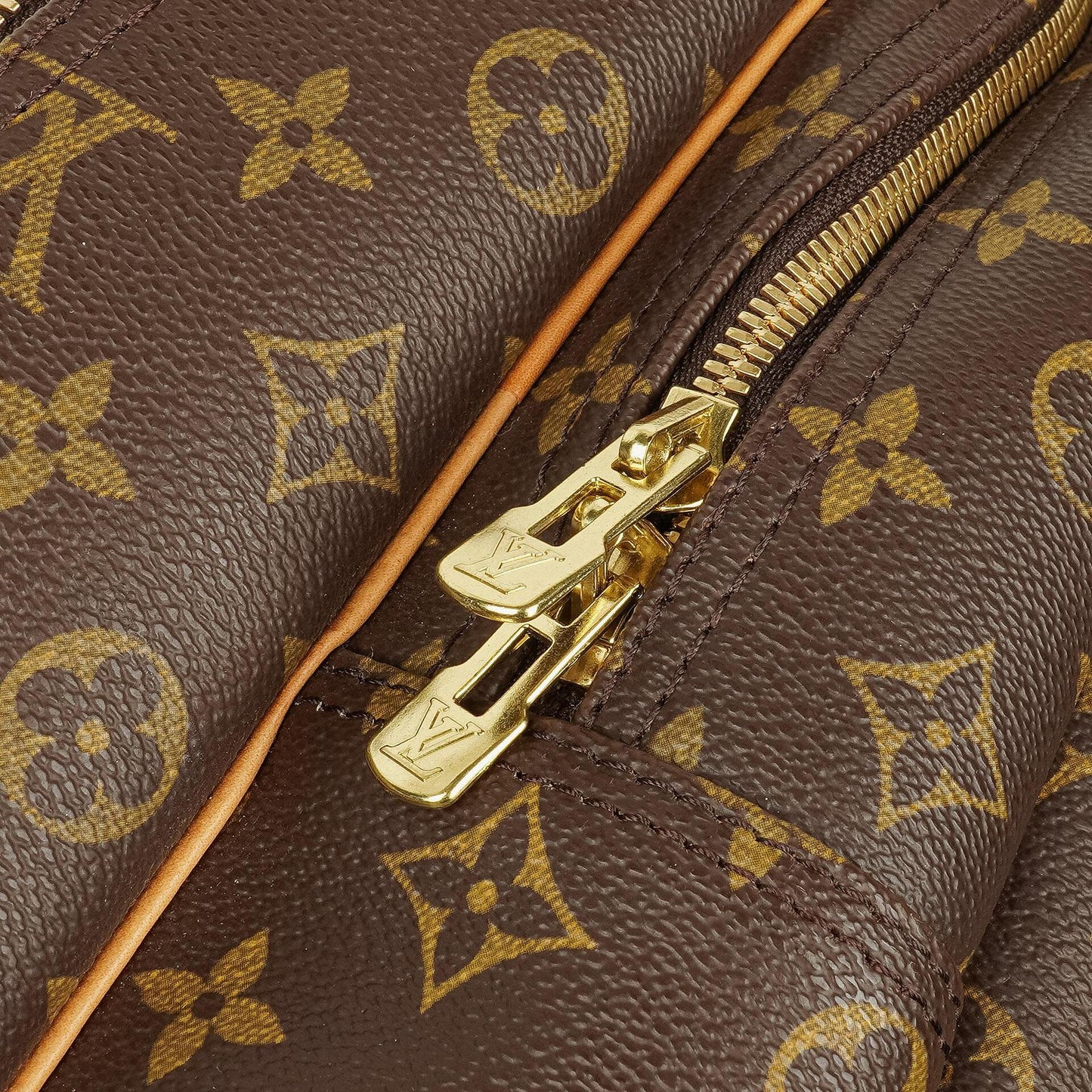 Louis Vuitton Alize 45 Two Compartments Monogram Canvas Travel Bag
