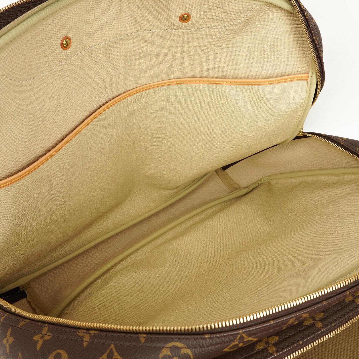 Louis Vuitton Alize 45 Two Compartments Monogram Canvas Travel Bag