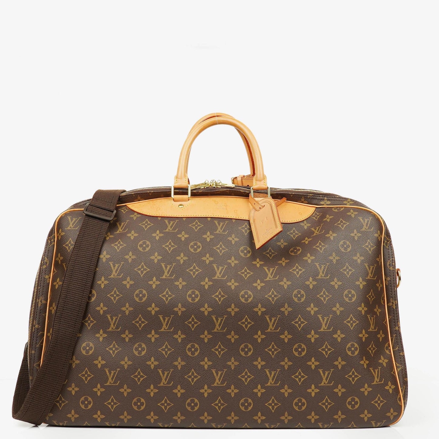 Louis Vuitton Alize 55 Monogram Coated Canvas Travel Bag