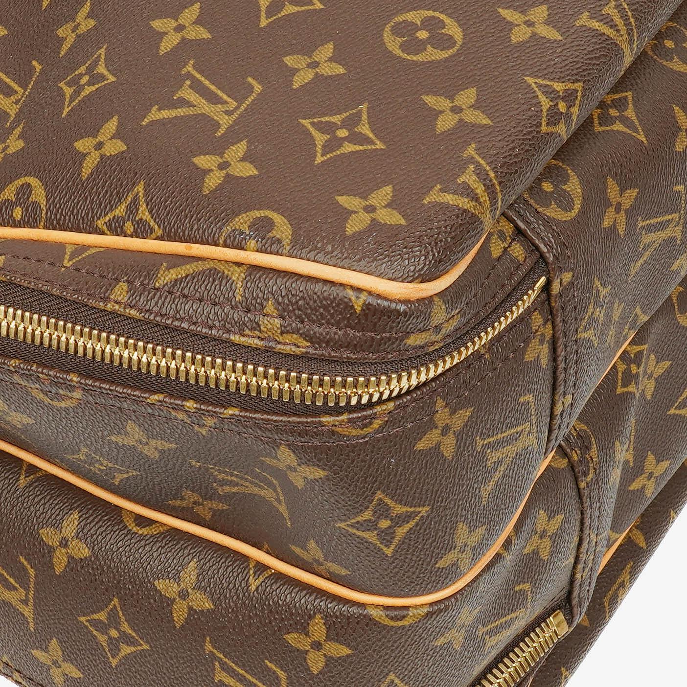 Louis Vuitton Alize 55 Monogram Coated Canvas Travel Bag
