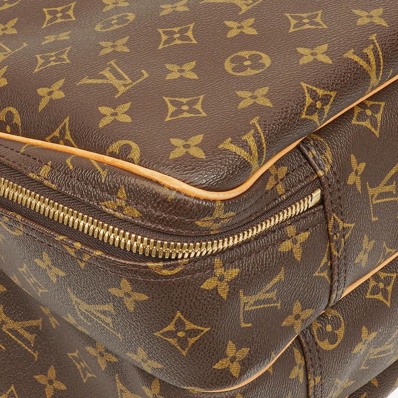 Louis Vuitton Alize 55 Monogram Coated Canvas Travel Bag