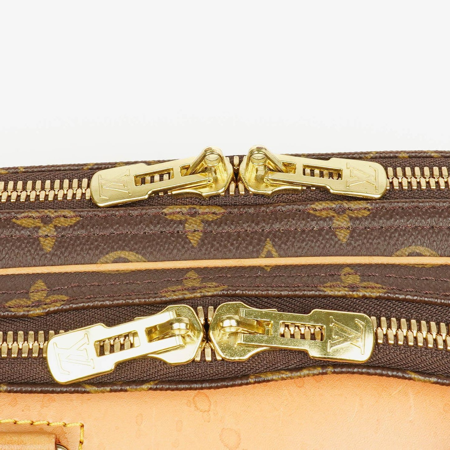 Louis Vuitton Alize 55 Monogram Coated Canvas Travel Bag