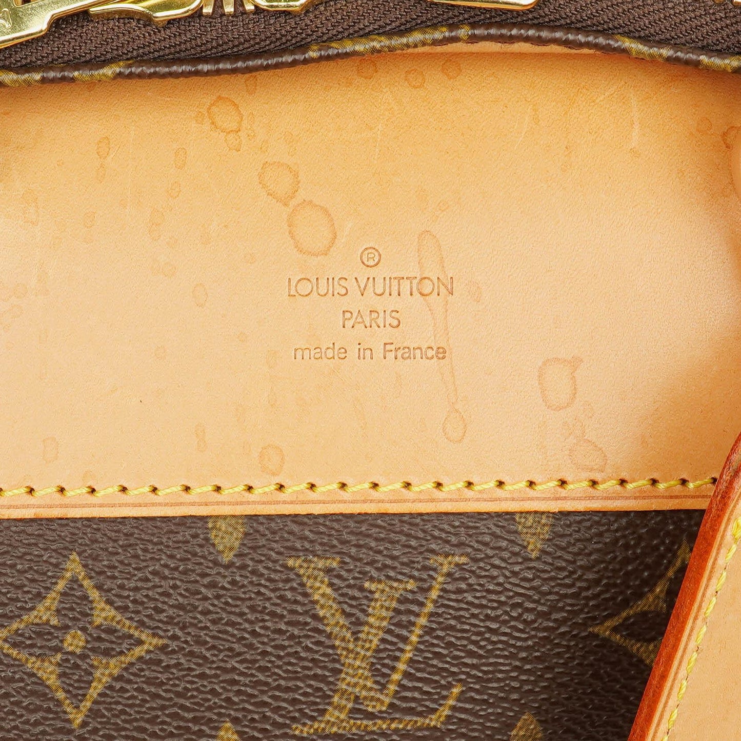 Louis Vuitton Alize 55 Monogram Coated Canvas Travel Bag