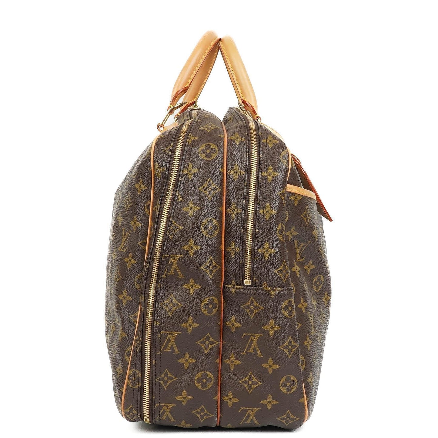 Louis Vuitton Alize Monogram Coated Canvas Travel Bag