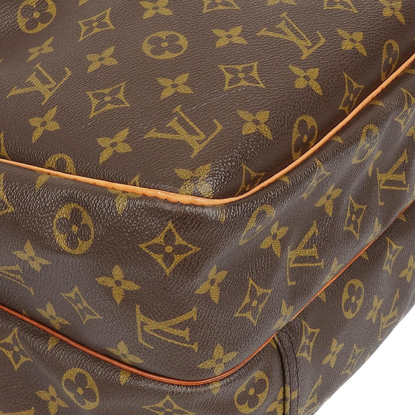 Louis Vuitton Alize Monogram Coated Canvas Travel Bag